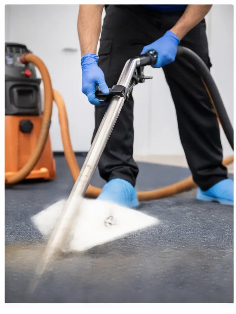 Limpieza técnica y descontaminación en moquetas y superficies